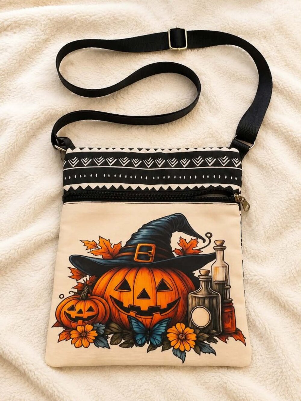 Festive Halloween crossbody bag